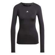 adidas Baselayer Techfit Pitkähihainen - Musta Nainen