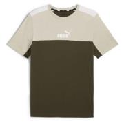 ESS+ Block Tee Dark Olive