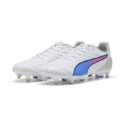 PUMA King Pro SG Formula - Valkoinen/Sininen/Flat Light Gray