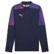 PUMA Harjoituspaita IndividualFINAL 1/4 vetoketju - Club Navy/Dark Ame...