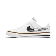 Nike Court Legacy Little Kids' Shoe WHITE/BLACK-DESERT OCHRE-GUM LIGHT