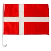 Tanska Auton Ikkuna Lippu - Punainen/Valkoinen